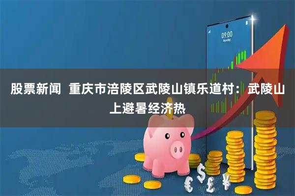 股票新闻  重庆市涪陵区武陵山镇乐道村：武陵山上避暑经济热